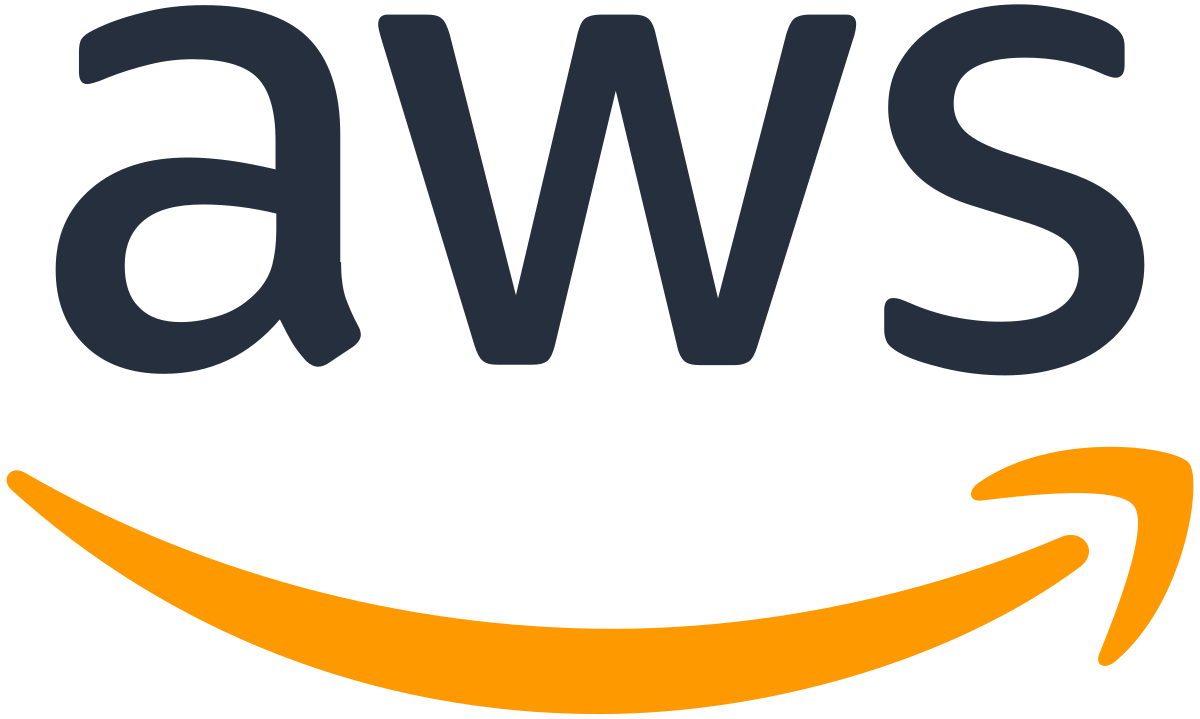 AWS logo in greyscale